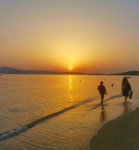 Sunset at Agia Anna Naxos